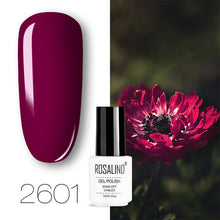 Load image into Gallery viewer, ROSALIND conjunto de esmaltes de uñas de Gel para uñas manicura Semi permanente híbrido Base superior capa brillo resplandeciente esmalte de uñas