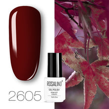 Load image into Gallery viewer, ROSALIND conjunto de esmaltes de uñas de Gel para uñas manicura Semi permanente híbrido Base superior capa brillo resplandeciente esmalte de uñas