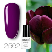 Load image into Gallery viewer, ROSALIND conjunto de esmaltes de uñas de Gel para uñas manicura Semi permanente híbrido Base superior capa brillo resplandeciente esmalte de uñas