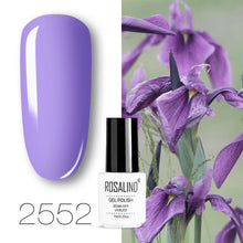 Load image into Gallery viewer, ROSALIND conjunto de esmaltes de uñas de Gel para uñas manicura Semi permanente híbrido Base superior capa brillo resplandeciente esmalte de uñas