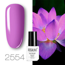 Load image into Gallery viewer, ROSALIND conjunto de esmaltes de uñas de Gel para uñas manicura Semi permanente híbrido Base superior capa brillo resplandeciente esmalte de uñas