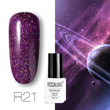 Load image into Gallery viewer, ROSALIND conjunto de esmaltes de uñas de Gel para uñas manicura Semi permanente híbrido Base superior capa brillo resplandeciente esmalte de uñas