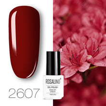 Load image into Gallery viewer, ROSALIND conjunto de esmaltes de uñas de Gel para uñas manicura Semi permanente híbrido Base superior capa brillo resplandeciente esmalte de uñas