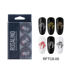 Load image into Gallery viewer, ROSALIND Gel polaco ojo de gato juego de barniz híbrido acrílico Kit de Arte de uñas 6 unids/set Vernis Semi permanente pintura UV esmalte de uñas de Gel
