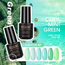 Load image into Gallery viewer, ROSALIND Kit de esmalte de uñas de Gel todo para manicura 6 unids/set uñas arte diseño laca de Gel Soak Off Semi permanente UV Gel polaco Set
