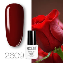 Load image into Gallery viewer, ROSALIND conjunto de esmaltes de uñas de Gel para uñas manicura Semi permanente híbrido Base superior capa brillo resplandeciente esmalte de uñas
