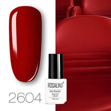 Load image into Gallery viewer, ROSALIND conjunto de esmaltes de uñas de Gel para uñas manicura Semi permanente híbrido Base superior capa brillo resplandeciente esmalte de uñas
