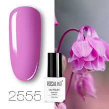 Load image into Gallery viewer, ROSALIND conjunto de esmaltes de uñas de Gel para uñas manicura Semi permanente híbrido Base superior capa brillo resplandeciente esmalte de uñas
