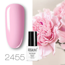 Load image into Gallery viewer, ROSALIND conjunto de esmaltes de uñas de Gel para uñas manicura Semi permanente híbrido Base superior capa brillo resplandeciente esmalte de uñas
