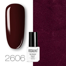 Load image into Gallery viewer, ROSALIND conjunto de esmaltes de uñas de Gel para uñas manicura Semi permanente híbrido Base superior capa brillo resplandeciente esmalte de uñas
